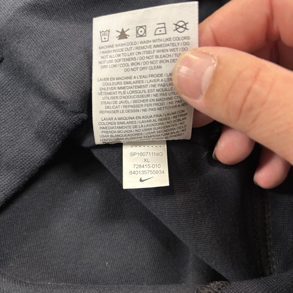 Nike Pullover Hoodie Women's XL Black Sportswear Tech Fleece Running FB8016-010 - Picture 7 of 7